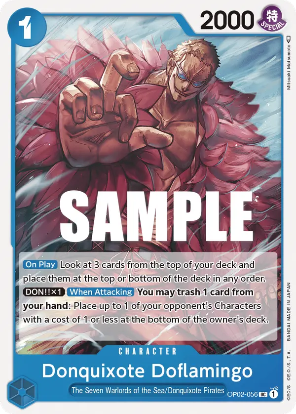 Carta Donquixote Doflamingo OP02-056