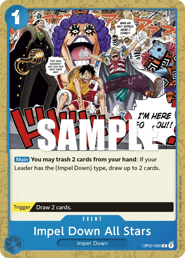Carta Impel Down All Stars OP02-066