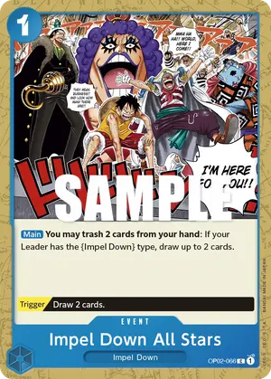 Carta Impel Down All Stars OP02-066