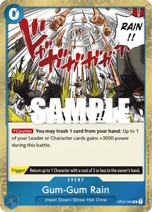 Carta Gum-Gum Rain OP02-068