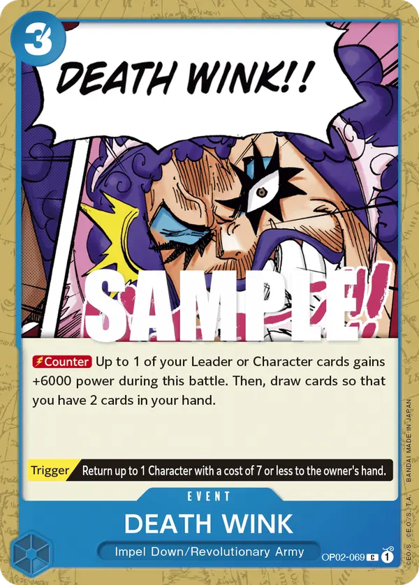 Carta DEATH WINK OP02-069