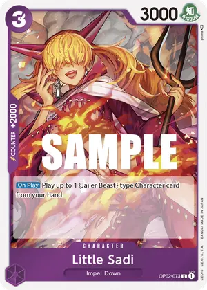 Carta Little Sadi OP02-073