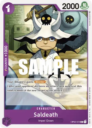 Carta Saldeath OP02-074