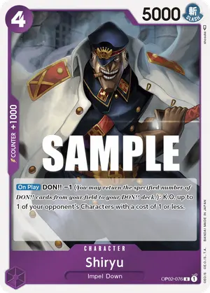 Carta Shiryu OP02-076