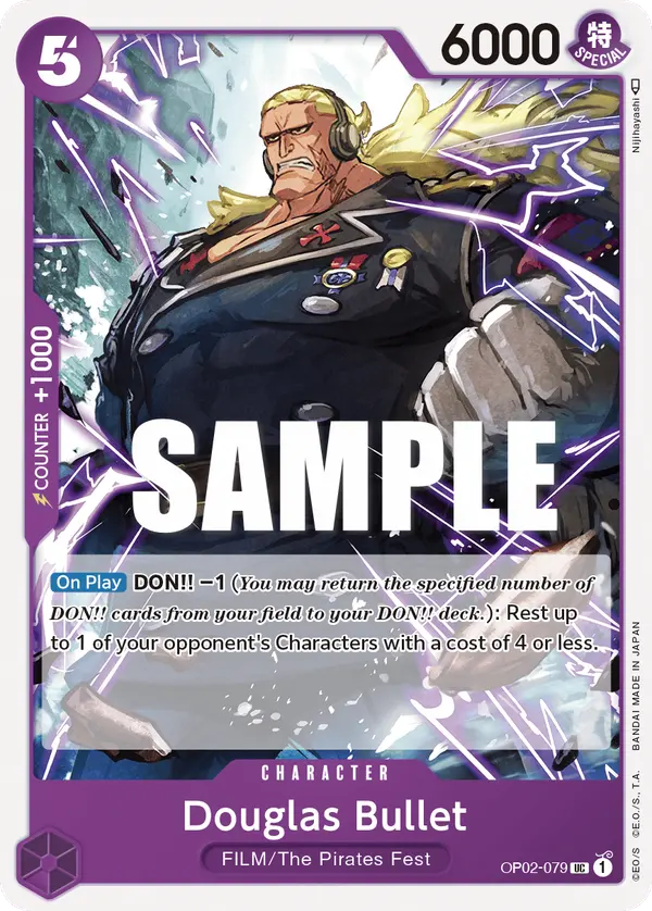 Carta Douglas Bullet OP02-079