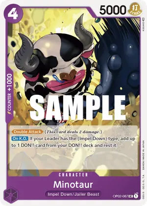 Carta Minotaur OP02-087
