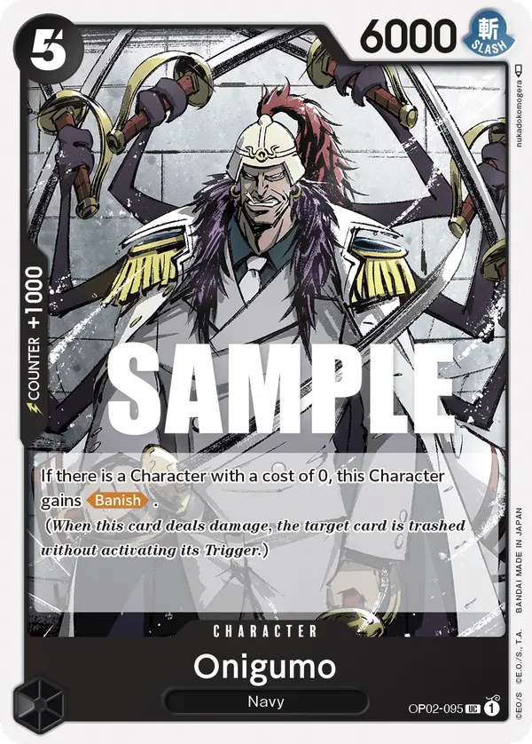 Onigumo OP02-095 card