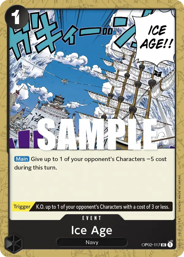 Carta Ice Age OP02-117