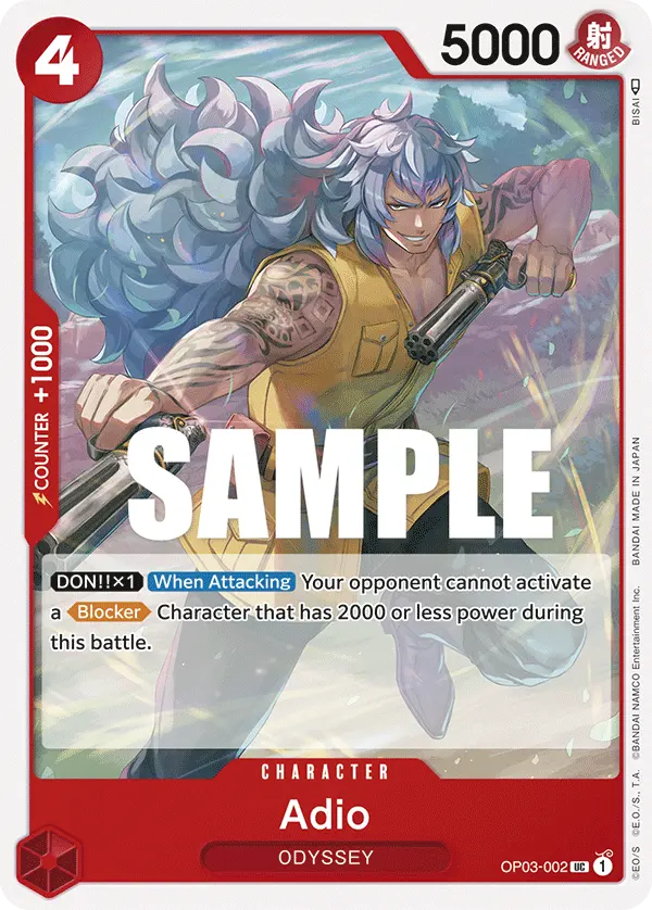 Adio OP03-002 card