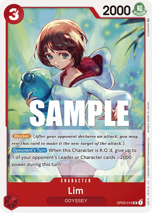 Lim OP03-015 card