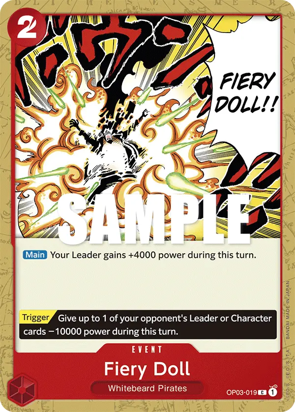 Fiery Doll OP03-019 card