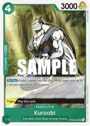 Carta Kuroobi OP03-026