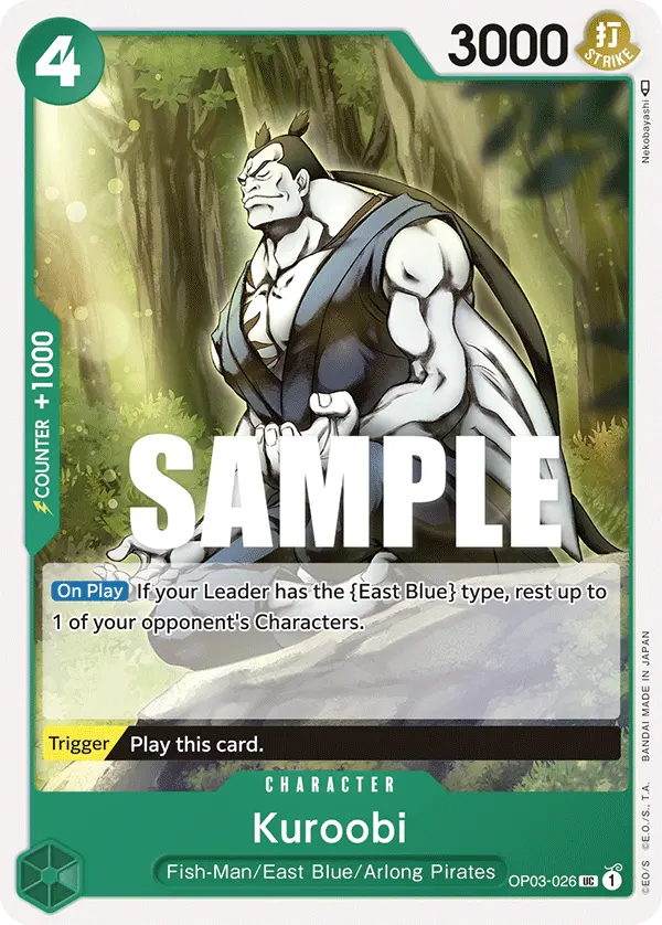 Kuroobi OP03-026 card
