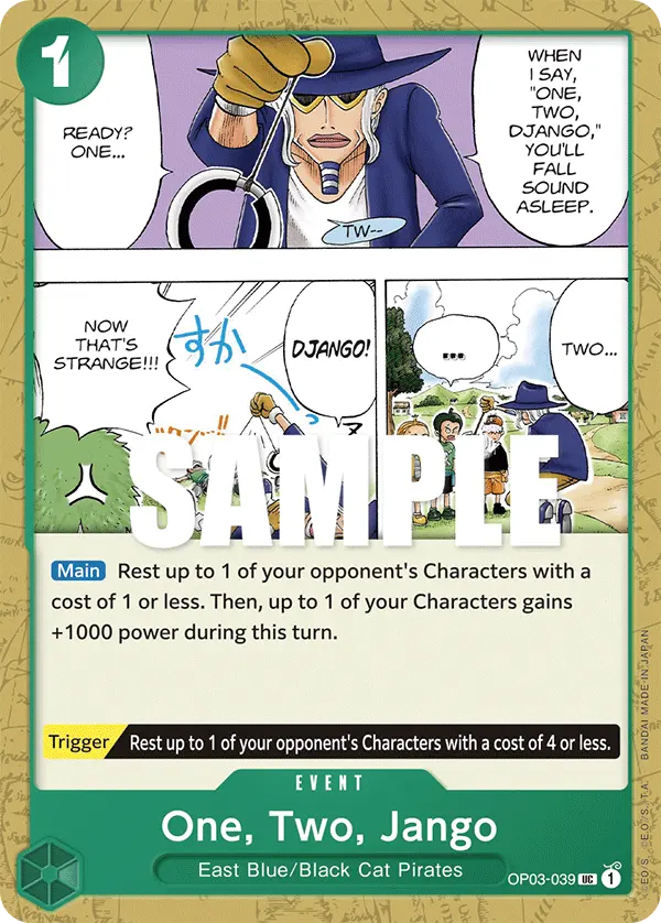 Carta One, Two, Jango OP03-039