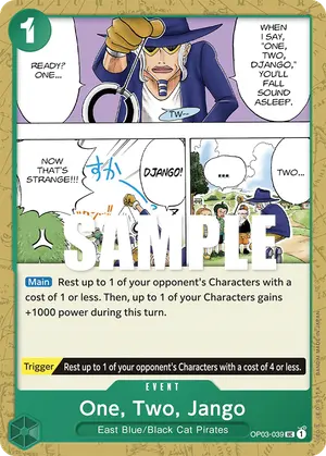 Carta One, Two, Jango OP03-039