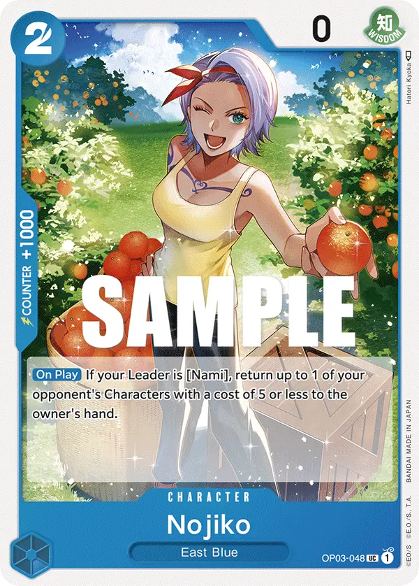 Nojiko OP03-048 card