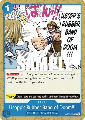 Carta Usopp's Rubber Band of Doom!!! OP03-054