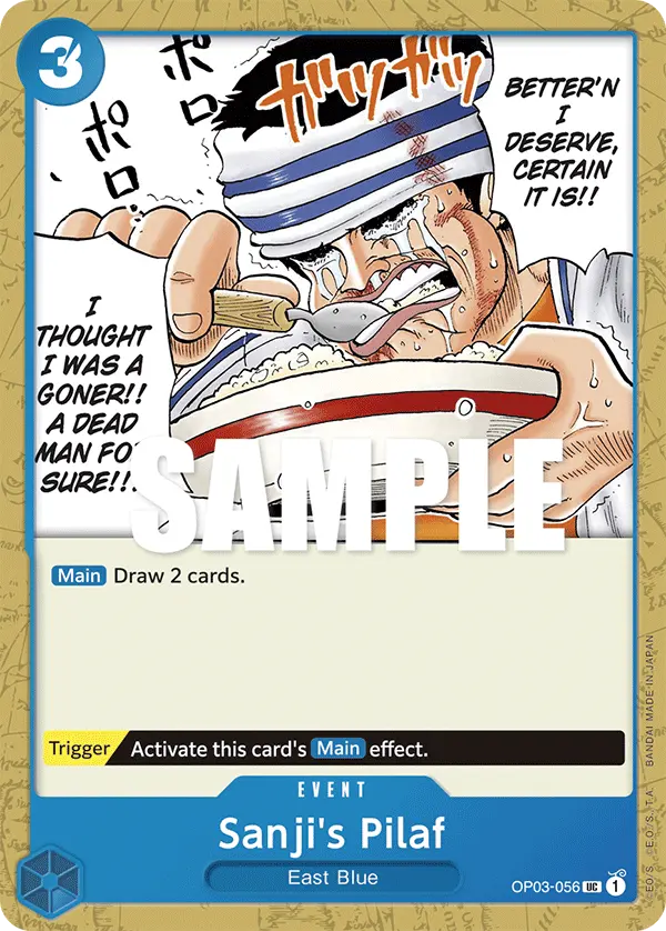 Carta Sanji's Pilaf OP03-056
