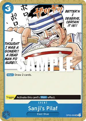 Carta Sanji's Pilaf OP03-056