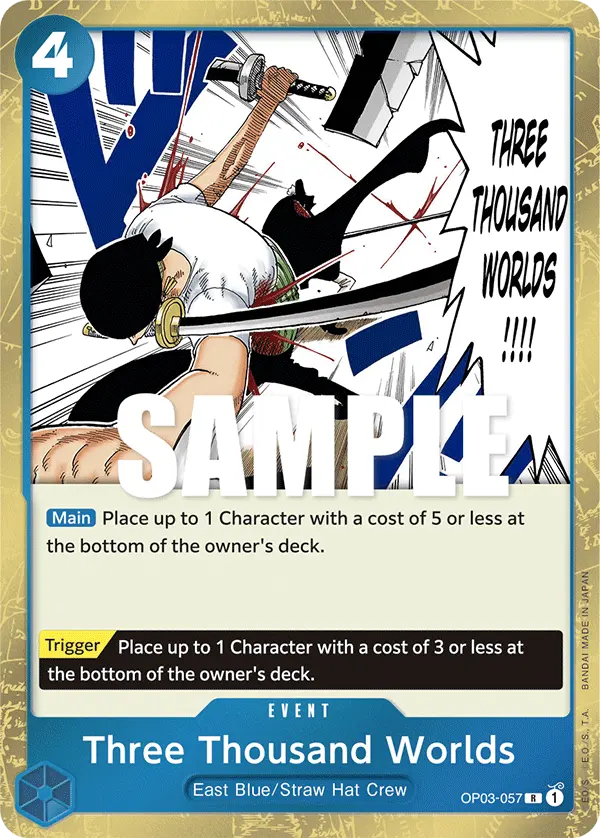 Carta Three Thousand Worlds OP03-057