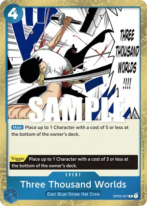 Carta Three Thousand Worlds OP03-057