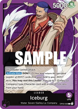 Carta Iceburg OP03-058