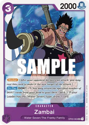 Carta Zambai OP03-063