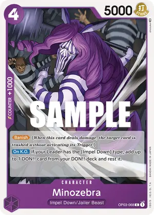 Carta Minozebra OP03-068