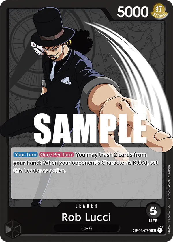 Carta Rob Lucci OP03-076