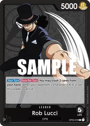 Carta Rob Lucci OP03-076