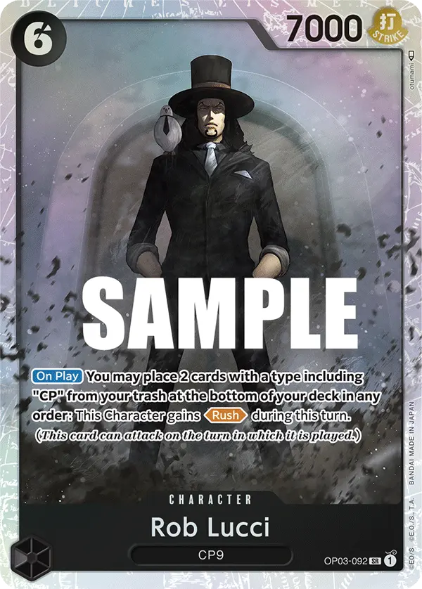 Carta Rob Lucci OP03-092