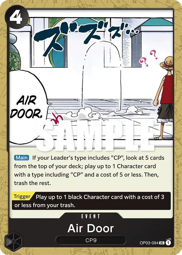 Carta Air Door OP03-094