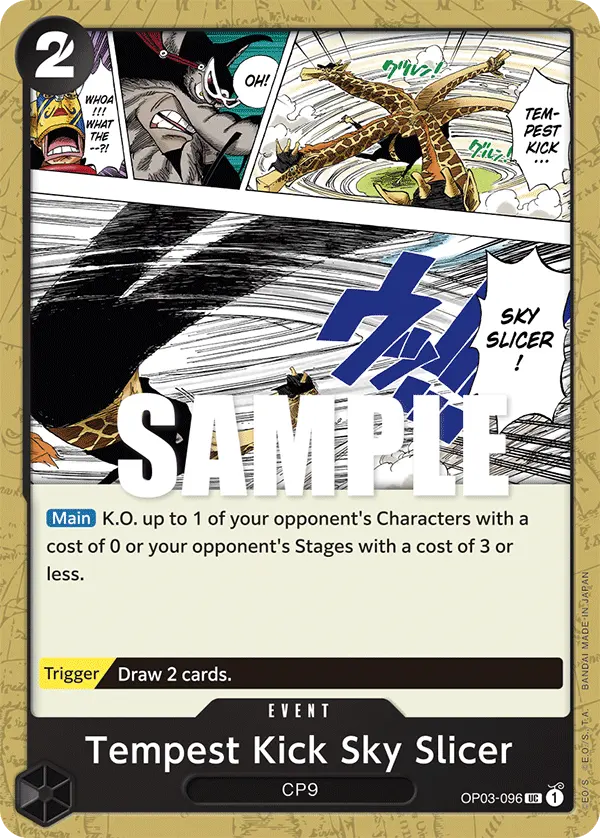 Tempest Kick Sky Slicer OP03-096 card