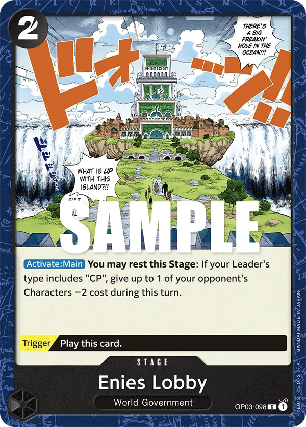 Carta Enies Lobby OP03-098