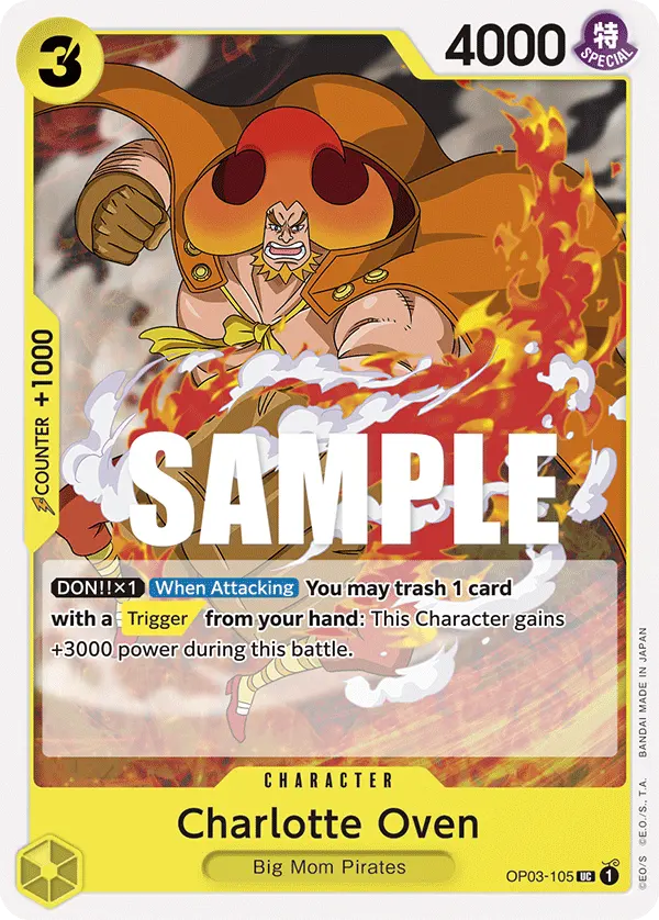 Charlotte Oven OP03-105 card