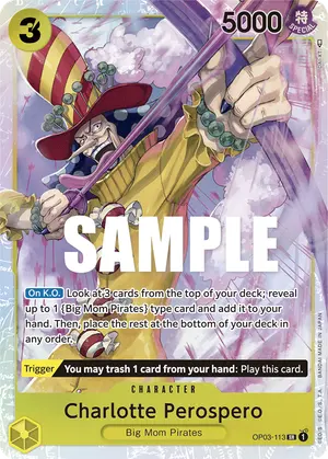 Carta Charlotte Perospero OP03-113