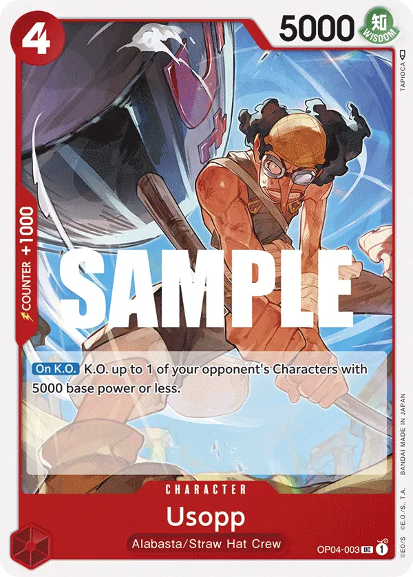 Carta Usopp OP04-003