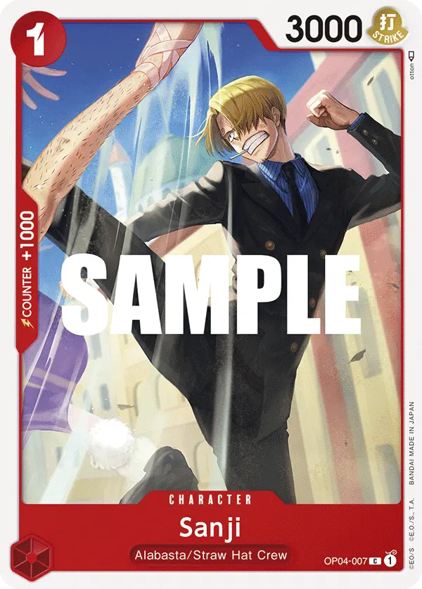 Carta Sanji OP04-007