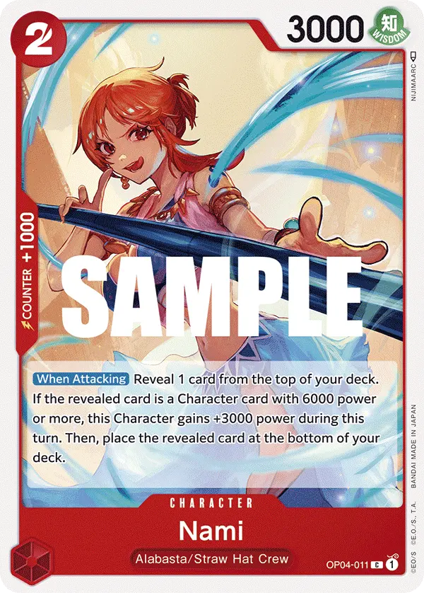 Nami OP04-011 card