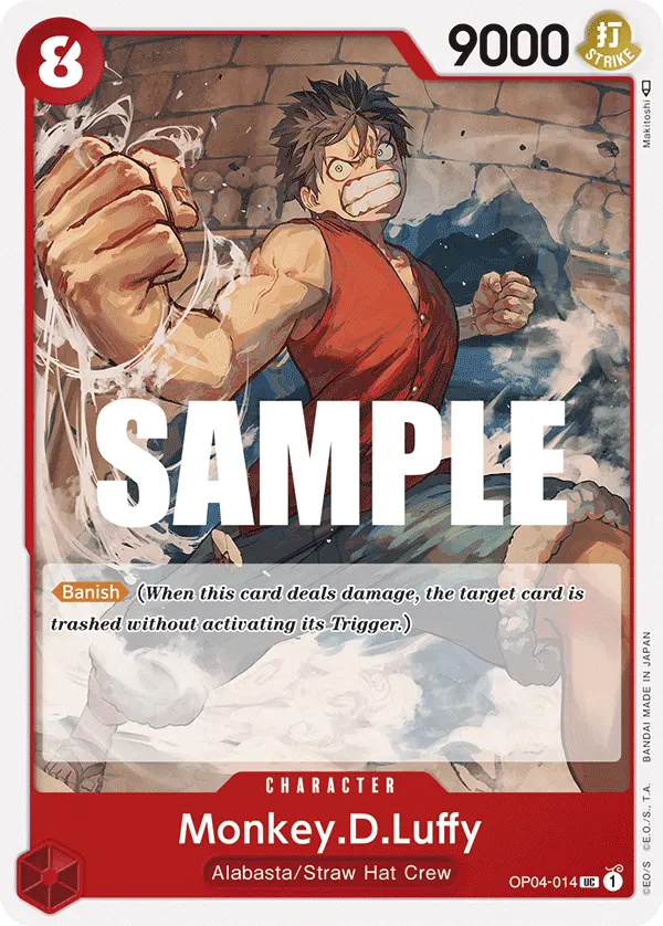 Monkey.D.Luffy OP04-014 card