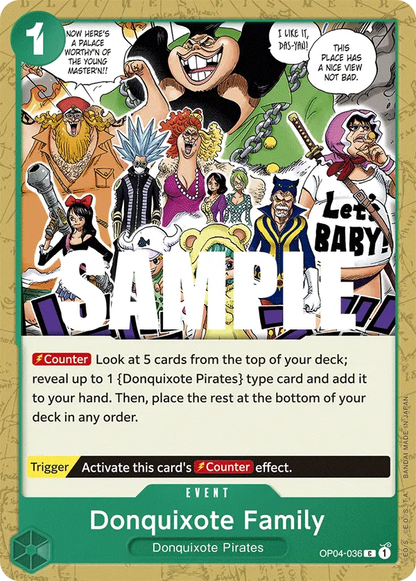 Carta Donquixote Family OP04-036