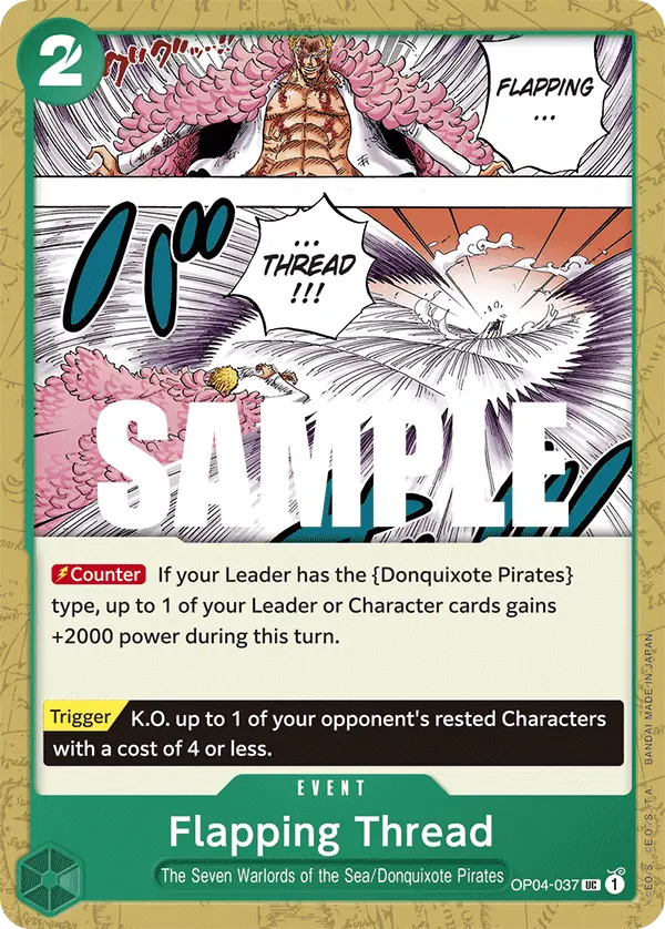 Flapping Thread OP04-037 card