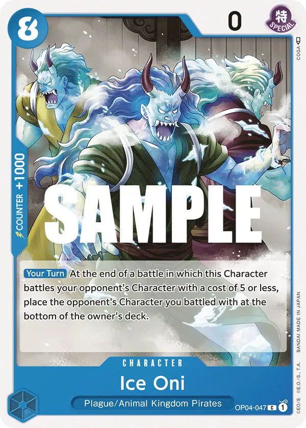 Ice Oni OP04-047 card