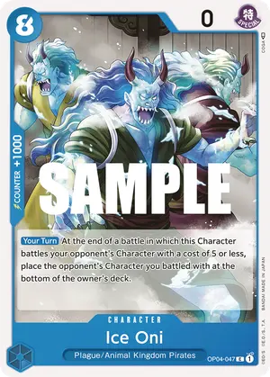 Carta Ice Oni OP04-047