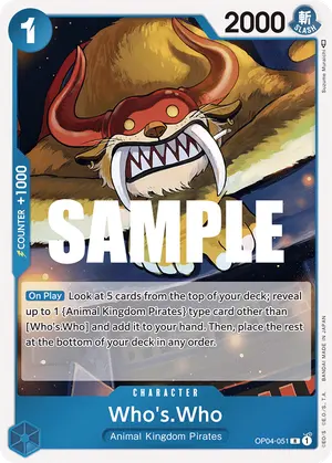 Carta Who's.Who OP04-051