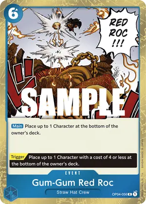 Carta Gum-Gum Red Roc OP04-056