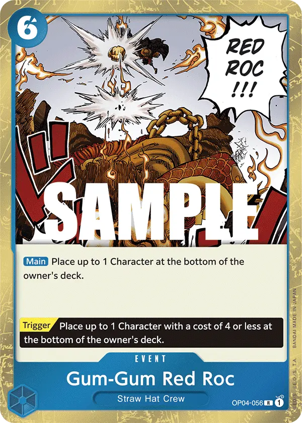 Carta Gum-Gum Red Roc OP04-056