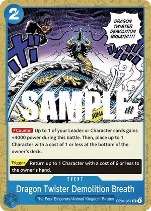 Carta Dragon Twister Demolition Breath OP04-057