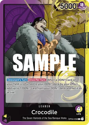Carta Crocodile OP04-058