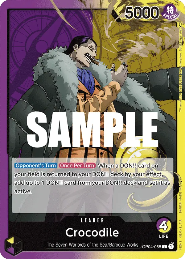 Carta Crocodile OP04-058